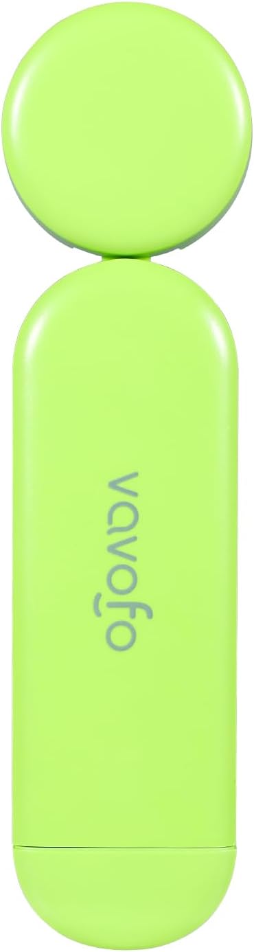 VAVOFO USB Rechargeable Book Light, Blue Light Blocking, Amber Light Clip On Bookmark Shaped Reading Light, Eye Care 6 LEDs Book Light for Bookworms Reading in Bed with 9 Lighting Modes (Neon Green)