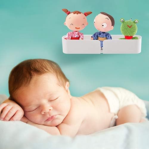 Bedside Shelf Caddy Basket Pocket Organizer to Storage Remotes,Tablet Cellphone Charging,Clock- Stick On Adhesive Tapes & Nails Install Offered for Bedroom,Dorm,Office (1 Pcs)