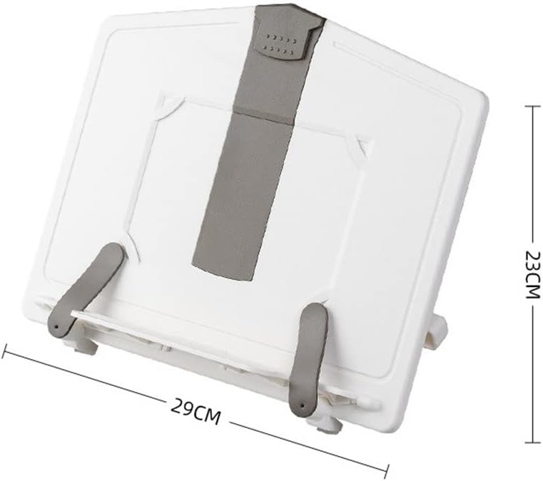 JSEIAJB Portable Plastic Reading Book Holder Can Clip Document Shelf Bookstand Music Score Recipe Stand(D)