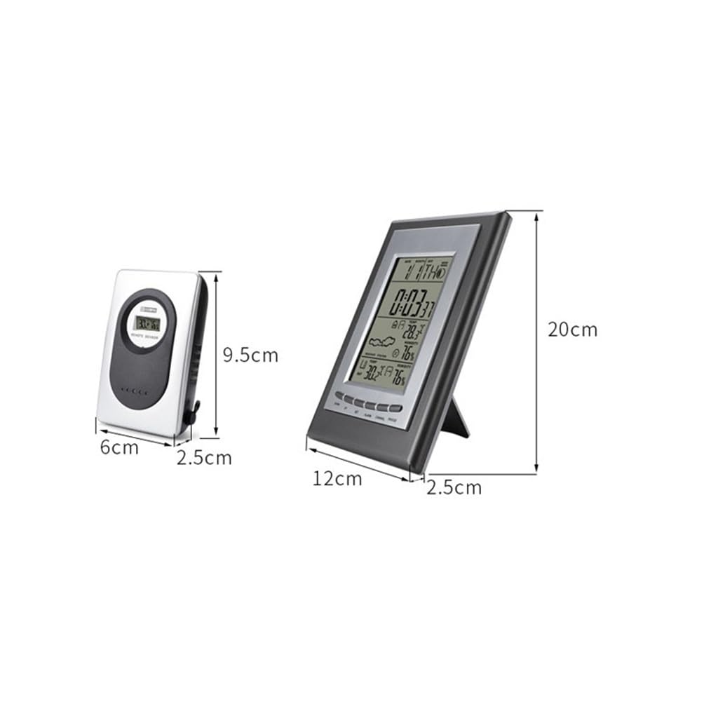 Weather Station Indoor and Outdoor Temperature thermometers, Household wall Mounted Desktop Type