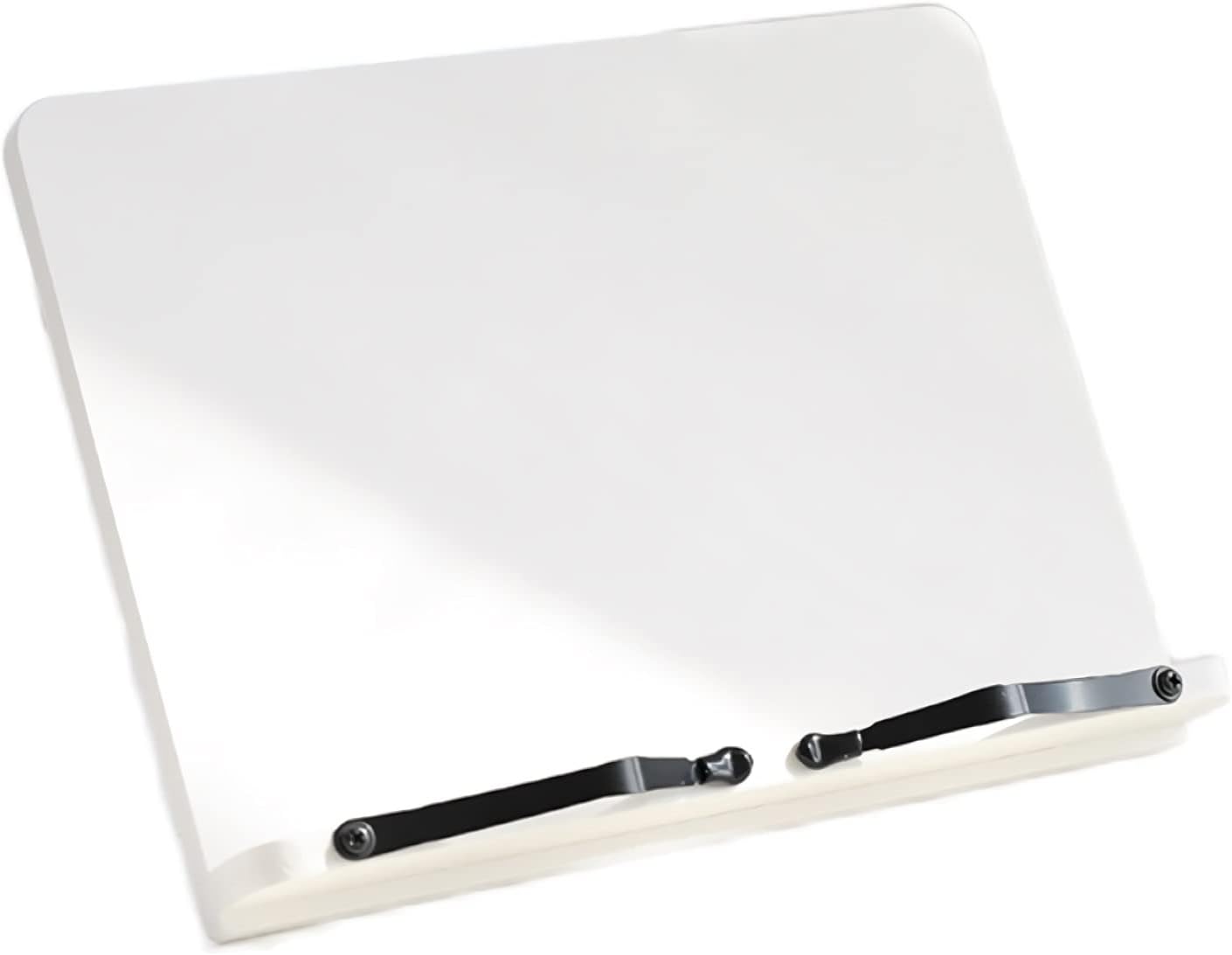 Book Stand Book Stand Holder Adjustable Reading Cookbook Textbook Recipe Stand with for Home Office Laptop Desktop Documents Tablet White (Size : Small) ()