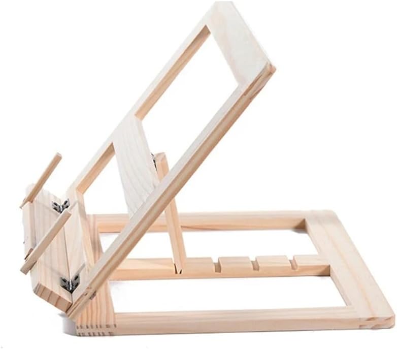 Creative Wood Table Stand Reading Bookshelf Bracket Tablet PC Pad Drawing Support Wooden Bookends Desk Organizer Stationery