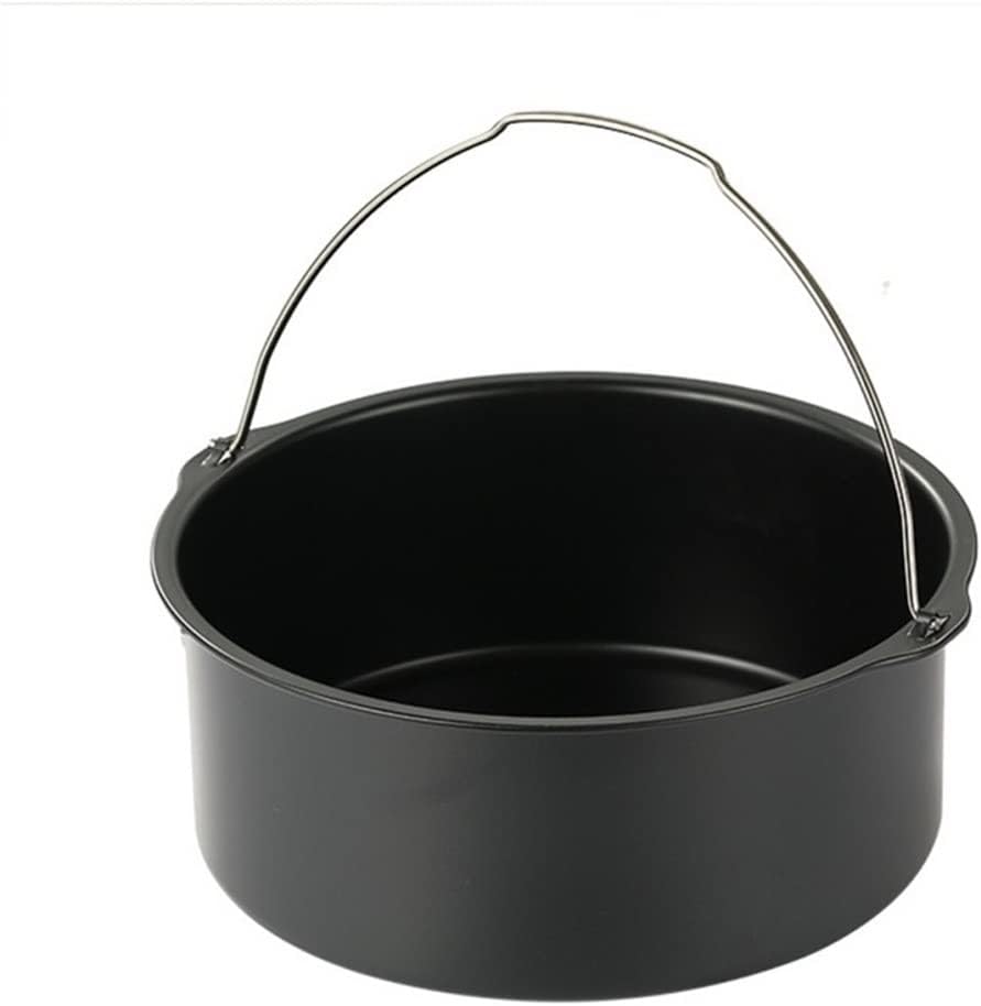 8 Inch Air Fryer Cake Pizza Oven Barbecue Frying Pan Tray