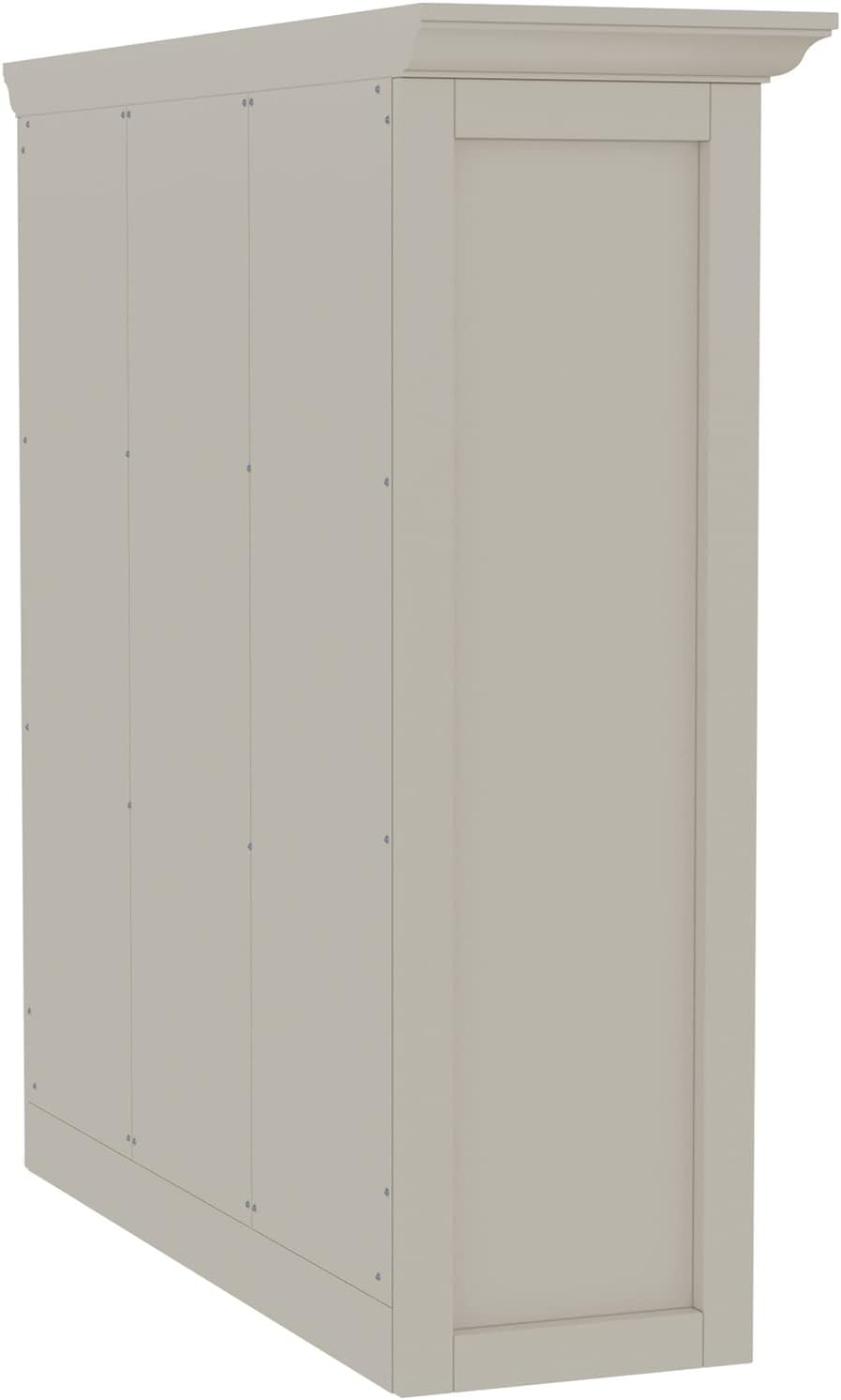 Wooden Cube Shelf Bookcase - Modern 3 Tiers Floorstanding Open Bookshelf with Base for Home and Office, 9 Cubes Storage Cabinet, Warm White