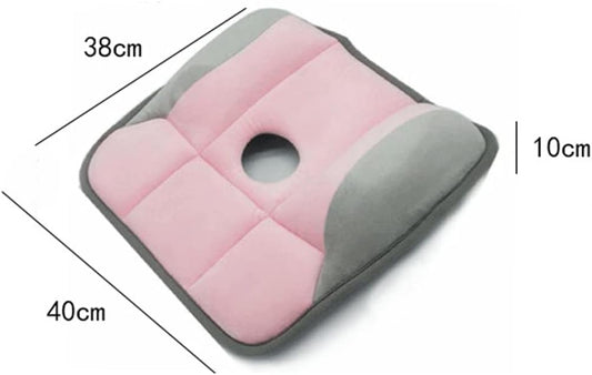 Slow Rebound, Breathable Lumbar Cushion Booster to Support The Waist and Lift The Hips