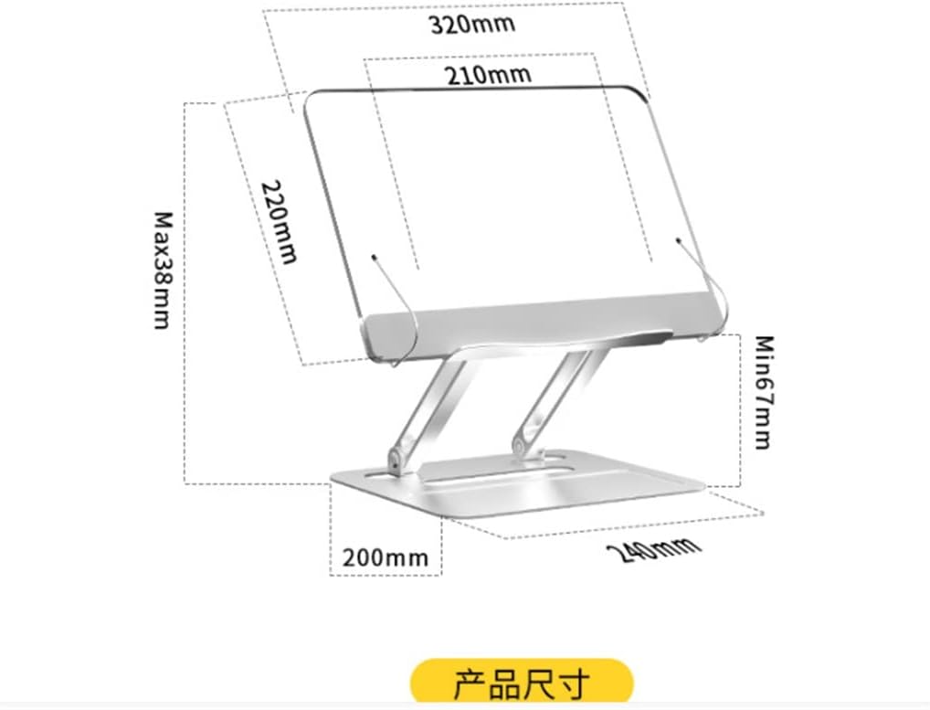 Reading Rack Multi-Function Liftable Bookshelf Acrylic Desktop Tablet Computer Bracket