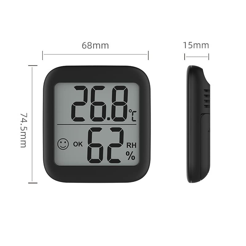 Hygrograph Indoor Household Electronic Thermometer Wet and Dry Digital Display Wall Mounted Room Temperature Table