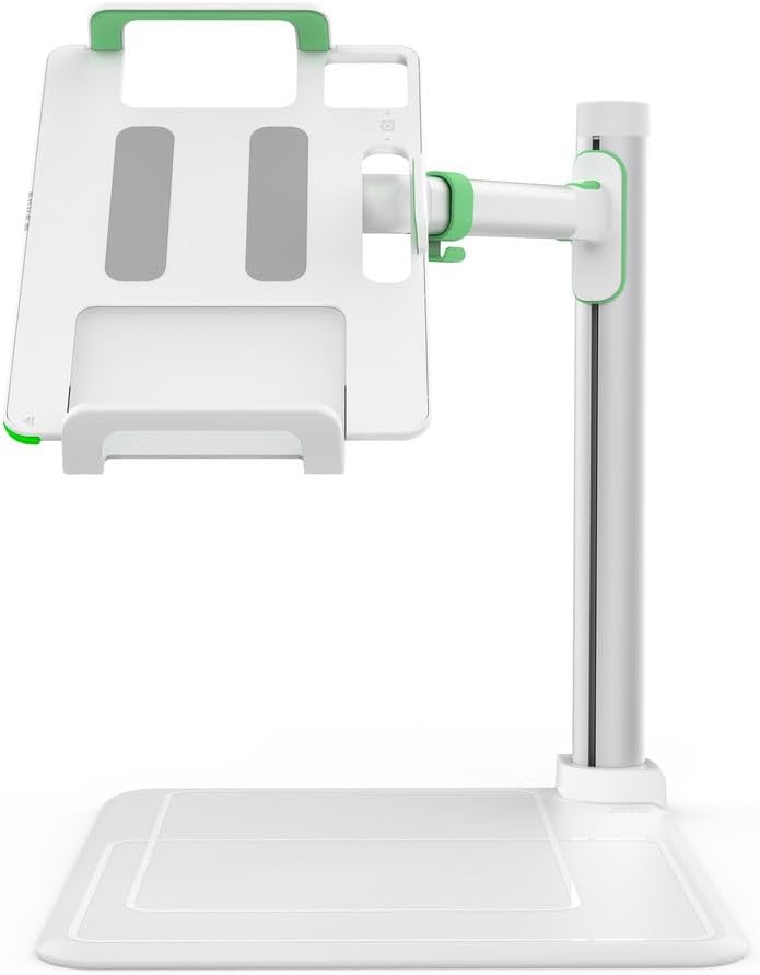 Belkin Tablet Stage Stand For Presenters, Lecturers & Teachers-Adjustable & Portable Tablet Holder Designed For Schools & Classrooms - For iPad, iPad Pro, iPad Mini, Galaxy Tablets, Surface Pro & More