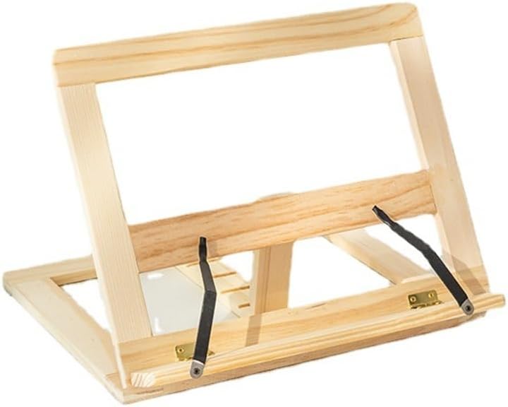 Bookcase Reading Shelf Portable and Minimalist Desktop Adjustable Bookholder