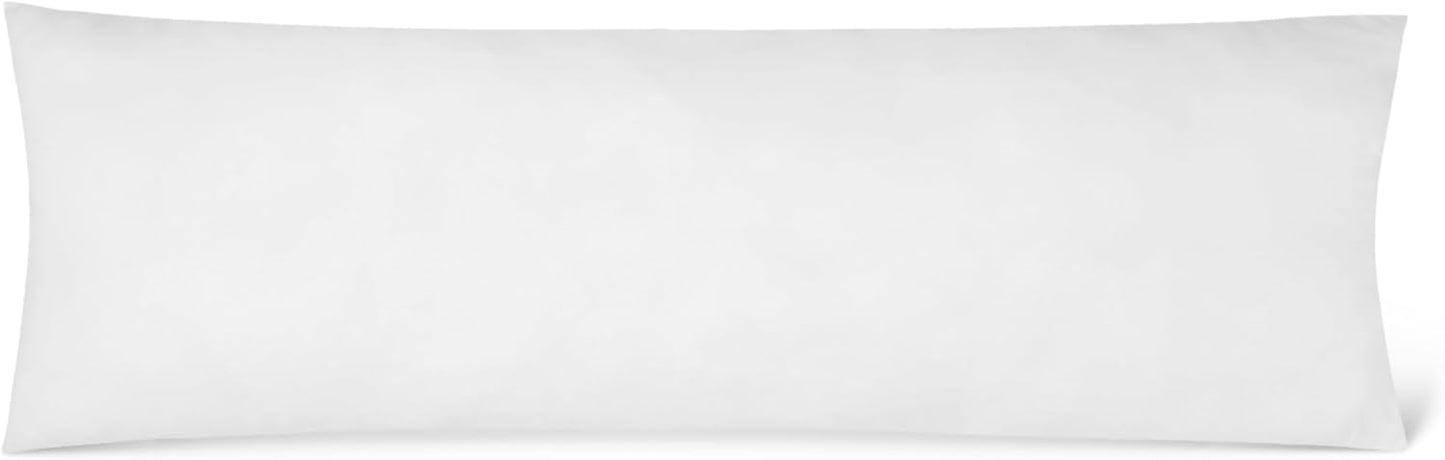 Amazon Basics Long Body Pillow for All Position Sleepers, 20 x 54 inches, Supportive, 1 Pack