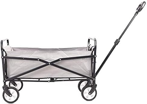 Portable Camping Cart,Garden Cart Foldable Pull Wagon Stroller Camping Cart Station WagonChildren's WagonFestival Trolley Outdoor