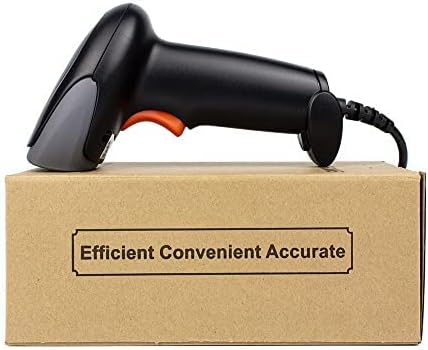 YANZEO USB Barcode Scanner,CCD Barcode Scanner for Computer - Plug and Play Fast & Accurate Scanning,for Books,Office, Warehouse,Store (L1100 CCD)