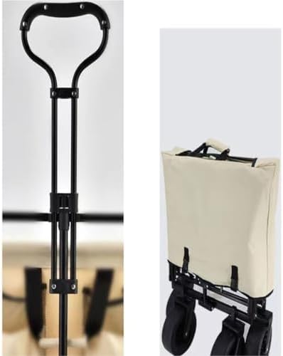 Portable Camping Cart,Outdoor Beach Trolley Cart Folding Hand Pulled Trailer for Camping and Picnic Portable Travel Equipment for Outdoor Activities