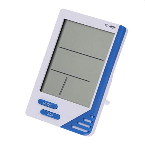Multifunctional Large-Screen Thermometer and Hygrometer with Clock，Home Office Large Electronic Digital LCD Hygrome