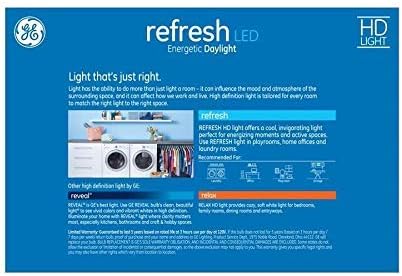 GE Refresh 60-Watt EQ A19 Daylight Dimmable LED Light Bulb (8-Pack)