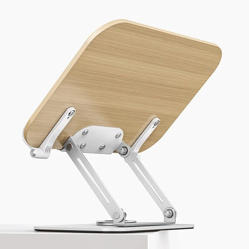 Adjustable Laptop Stand Portable Foldable Wooden