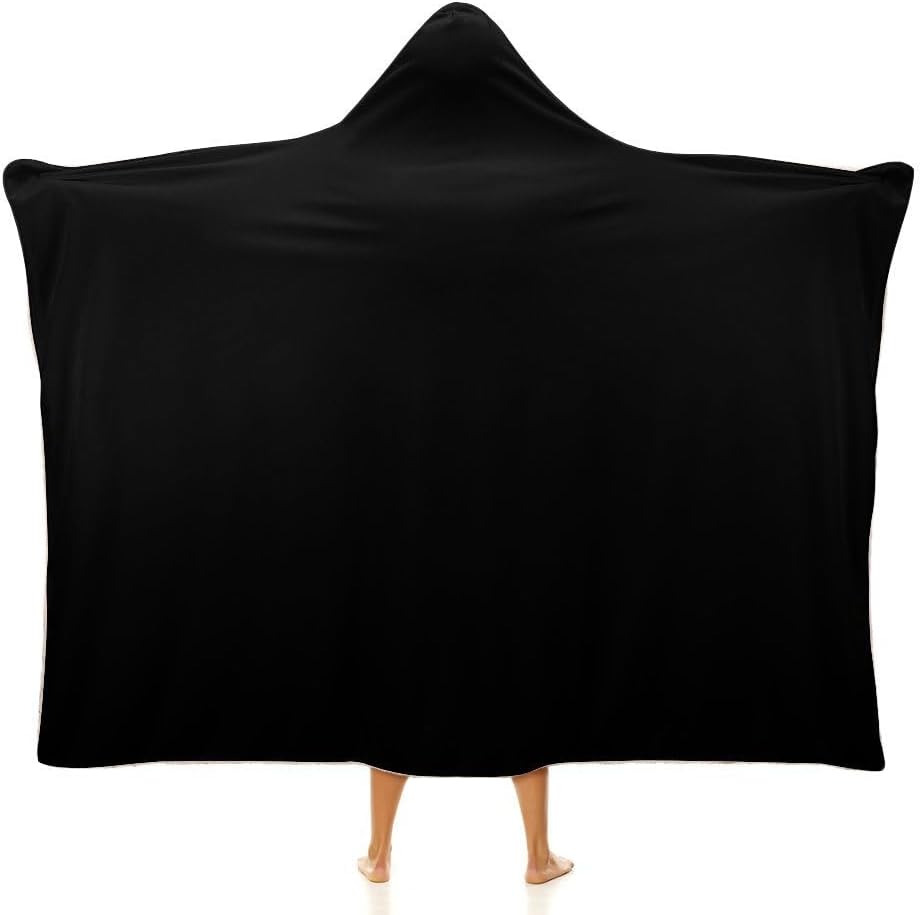 Custom Wearable Blanket Personalized Hooded Blanket Add Your Photo or Text Logo 3D Print Thick Flannel Throw Blanket