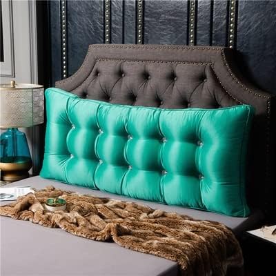Headboard Pillow Cushion, Triangular Reading Pillow Large Rest Pillow Wedge Pillow Cushion Lumbar Pad Triangle Back Cushion Pillow (Color : H, Size : 200x60 H10cm(79x24x4inch))