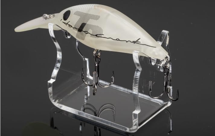 Acrylic Fishing Lure Display Stand, Clear Display for Large Baits for Baits Lure Display, Fishing Store Accessories, for Baits Lure Display,Fishing Lures Storage Decoration for Fishing Store Baits Accessories