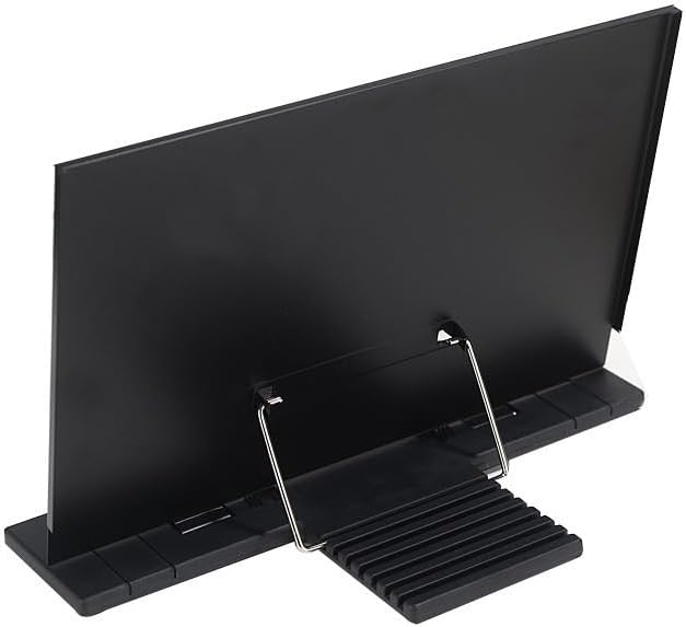 Metal Reading Rack Black Office Stationery Adjustable Book Clip