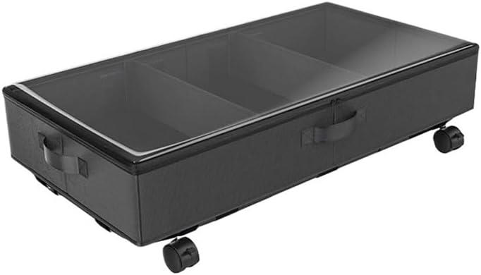 Underbed storage box for household use Under the bed, organize clothes, books, cloth covers, floor storage shelves