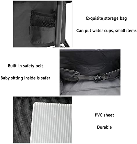 Pull Along cart Outdoor Folding Utility Wagon Folding Garden Trolley Beach Trailer Handle Cart with 4 Wheels Load-Bearing 60kg / 132lbs for Shopping Fishing (Style 1)