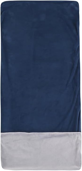 ele ELEOPTION Rectangular Pregnancy Pillow for Sleeping Pregnant Women Bed Head Pillow Support for Back, with Detachable and Adjustable Cover 20 * 55in Blue Gray