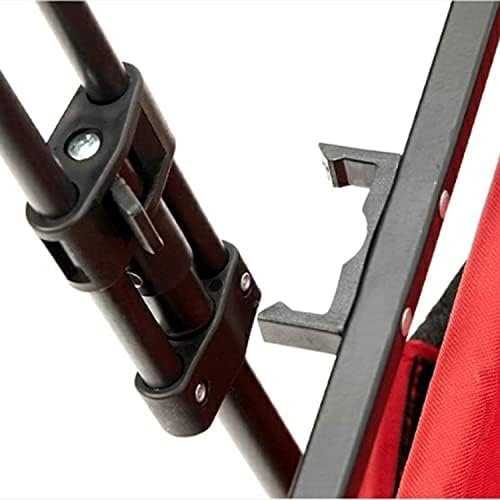 Portable Camping Cart,Garden Transporter Beach Trolley Heavy Camping Folding Trolley Adjustable Handle Trailer Easy to Move Bearing 80KG/176lbs
