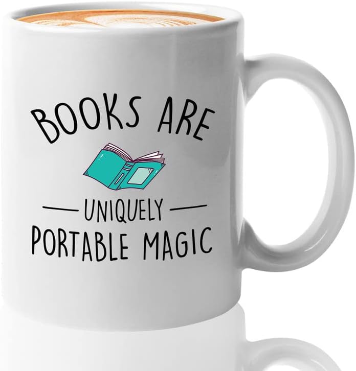 Book Lover Coffee Mug 15oz White - I Almost Forgot My Reading Glasses - Gift For Poets Bookish People Bibliophile Librarian Book Club Reader