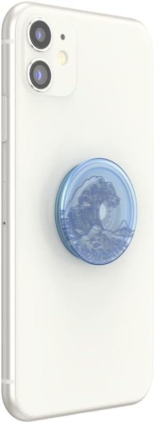 PopSockets Phone Grip with Expanding Kickstand, Adhesive Grip -Translucent Ocean