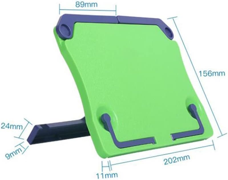 JSEIAJB Portable Reading Stand Books Recipe Shelf Folding Holder Cookbook Music Score Tablet(E)