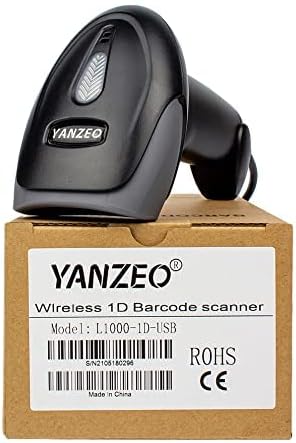 YANZEO USB Barcode Scanner,CCD Barcode Scanner for Computer - Plug and Play Fast & Accurate Scanning,for Books,Office, Warehouse,Store (L1100 CCD)