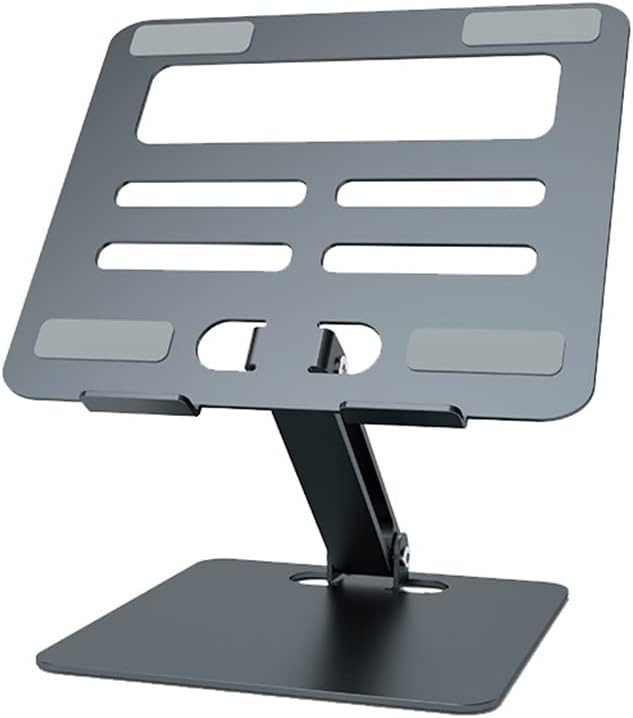 Laptop Stand Computer Aluminum Alloy Folding Portable Heightening Heat Dissipation(Gray)