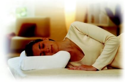 SISSEL Classic Neck Pillow Size M | Unique Incline for Disc & Vertebrae Relief | 5-Year Shape Stability Guarantee | Includes Washable Velour Cover | Dimensions: Approx. 47 x 33 x 11 cm