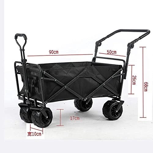 Portable Camping Cart,Garden Outdoor Utility Wagon Folding Garden Beach ping Camping Cart Easy Transport