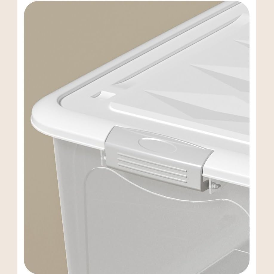 JSEIAJB Transparent Storage Box Large Capacity Storage Box for Clothes Books Storage Box