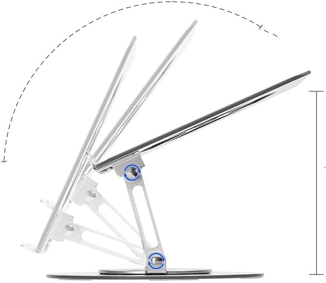 Degree Rotatable Laptop Stand Desktop Vertical Elevation Suspended Lifting