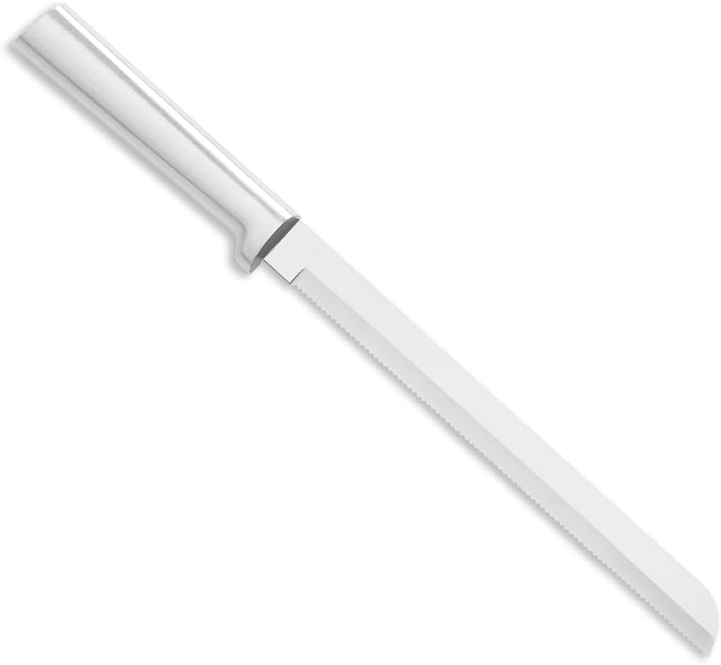 Rada Cutlery 8" Bread Knife (R143), Stainless Steel Serrated Blade, Siver Handle