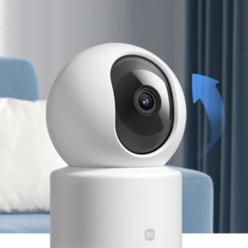 XIAOMI Smart Camera C302, 2K/3MP Indoor Security Camera, Physical Lens Shield, AI Human/Pet/Baby Cry Detection, 360° View, Full-Color Night Vision, Wi-Fi 6, Works w/Alexa & Google Assistant, 1pack