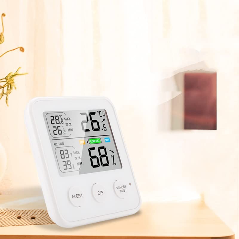 Digital Temperature and Humidity Meter Multifunctional Household Electronic and Table