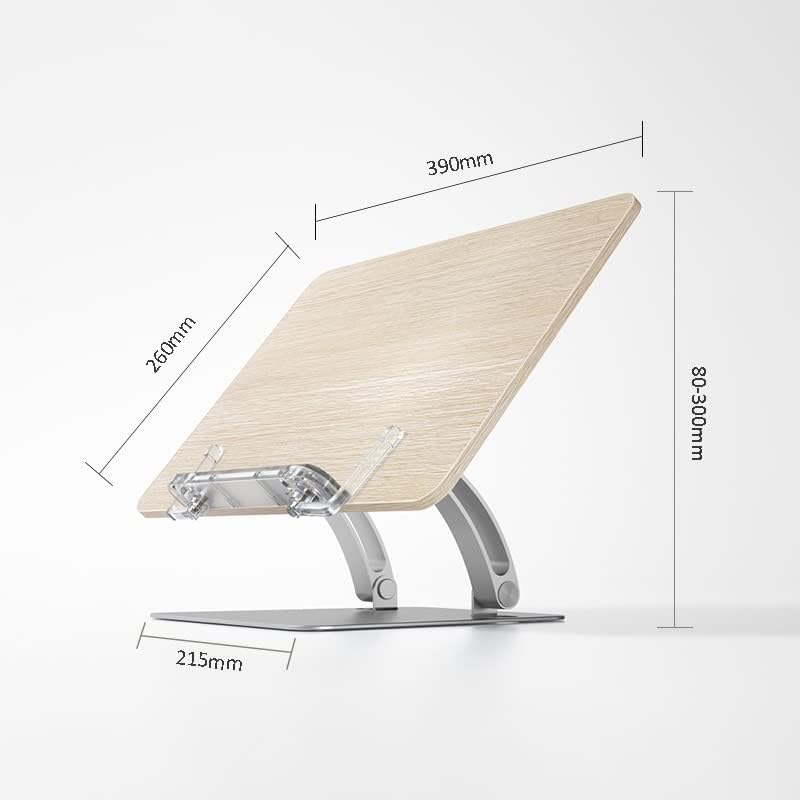 Wooden Alloy Tablet Stand Adjustable Book Support Mobile Phone Holder Foldable Correction Sitting Posture