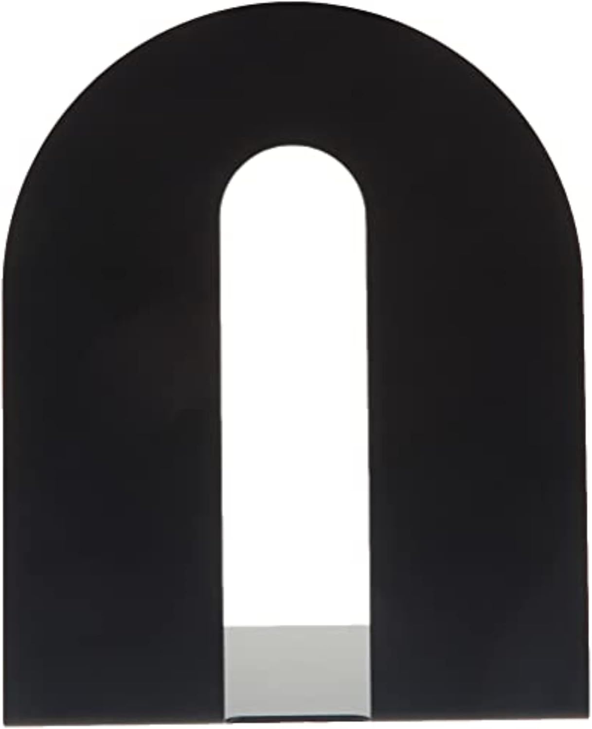 Officemate Heavy Duty 10" Bookends, Non-Skid Base, Black, Pair (93142)