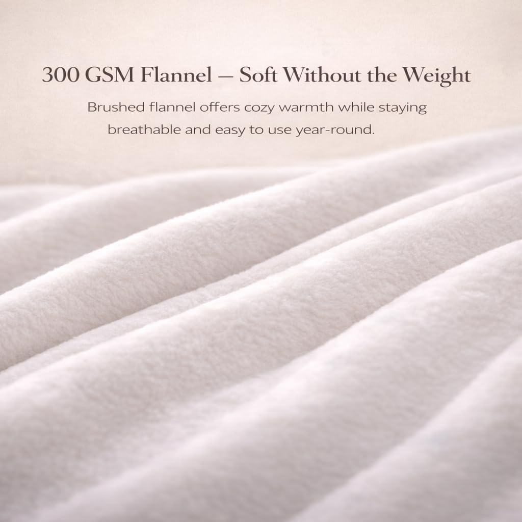 Decorative Accent Throw Blanket for Couch Sofa Bed 50x60 – Soft Flannel Blanket for Bedroom Living Room Abstract Brushed Watercolor Peach and Blue Pattern Modern Design Print