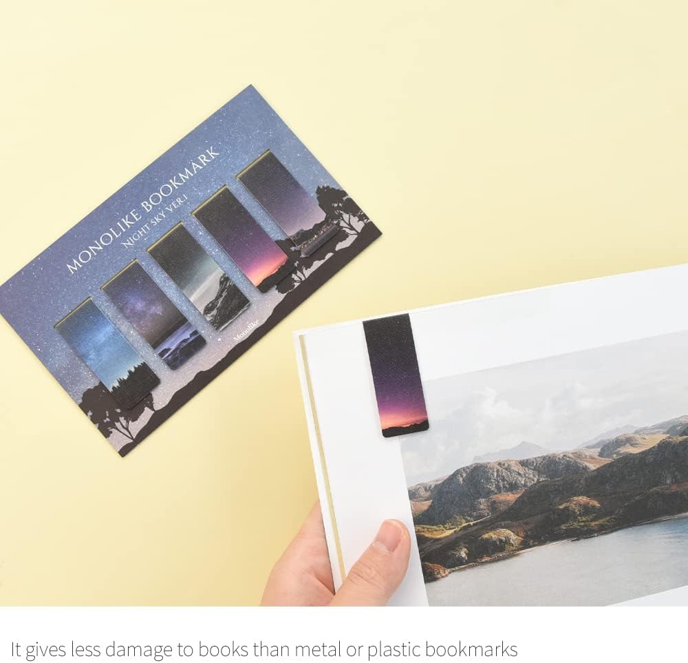 Monolike Magnetic Bookmarks Night Sky Ver.1, Set of 5