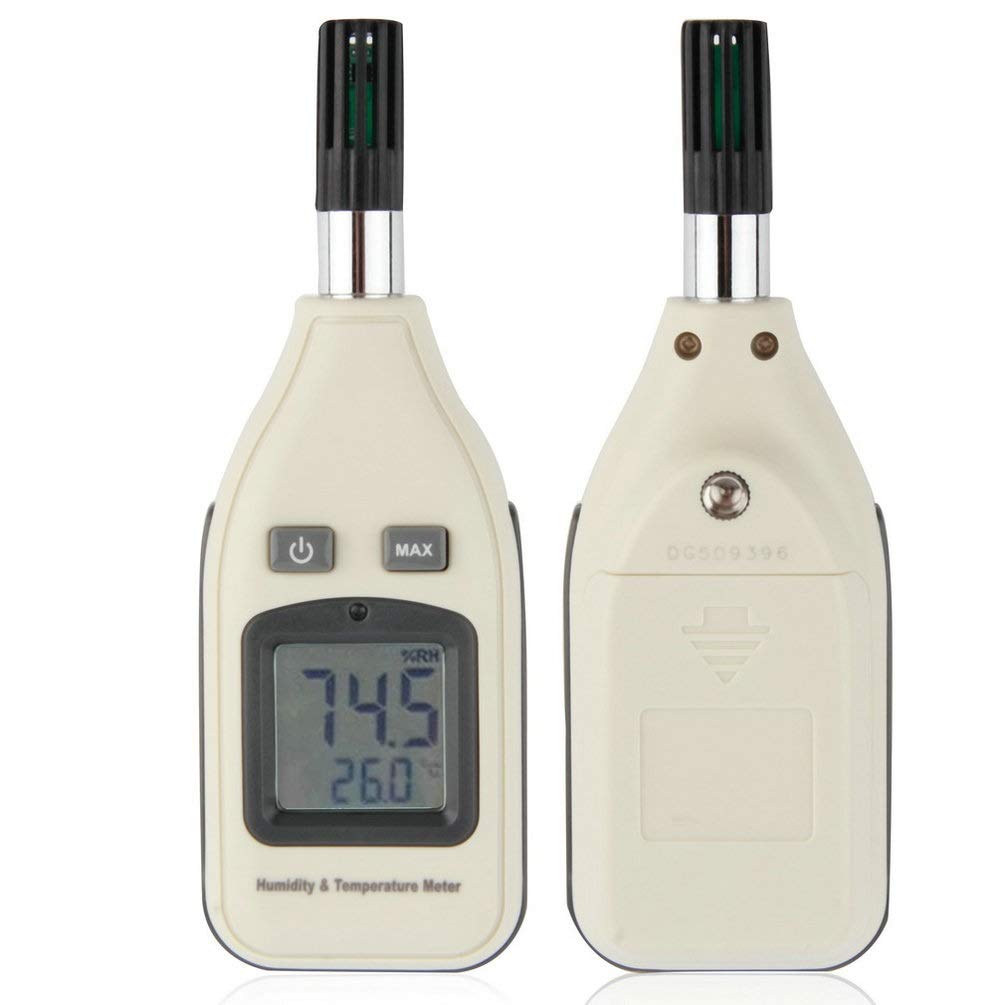 Portable High Precision Digital Hygrometer Thermometer， High-Precision Indoor Temperature with Backlight