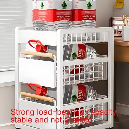 Rotating Metal Bookshelf - Space-Saving Revolving Bookcase for Home, Office & Study - Stylish Storage Organizer for Living Rooms, Bedrooms, Balconies & Desks