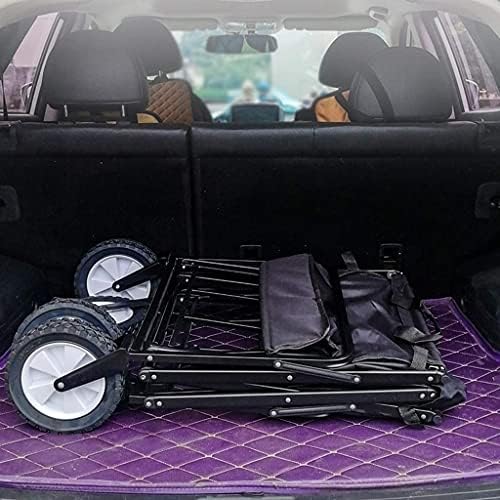 Trolleys, Outdoor Foldiutility Wagon Storage Load-Bea80Kg/176Lbs, Multi-Function Shoppicart, Campipicnic Portable Haulicar/Style 1
