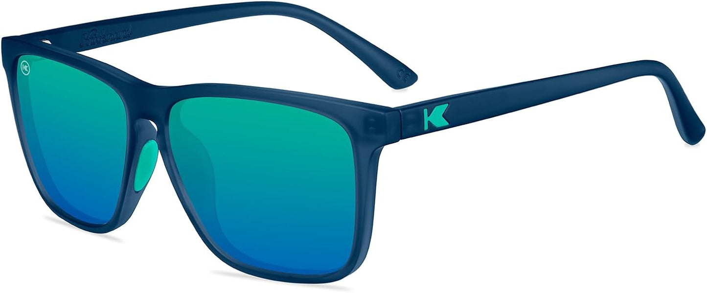 Knockaround Fast Lanes Sport Polarized Lightweight Sunglasses for Men & Women - UV400 Protection - Running