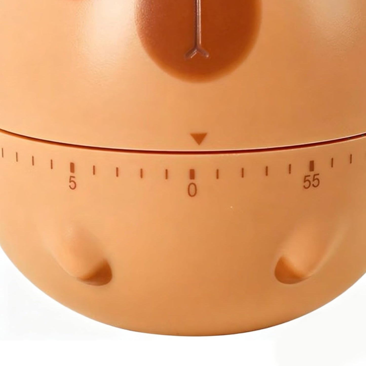 Capybara Visual Timer, Manual Countdown Clock, 60 Minute Time Manager Tool, ABS Cartoon Desk Timer Device, Study Focus Aid with Non Tip Base, Classroom Office Organizer for Kids Adults
