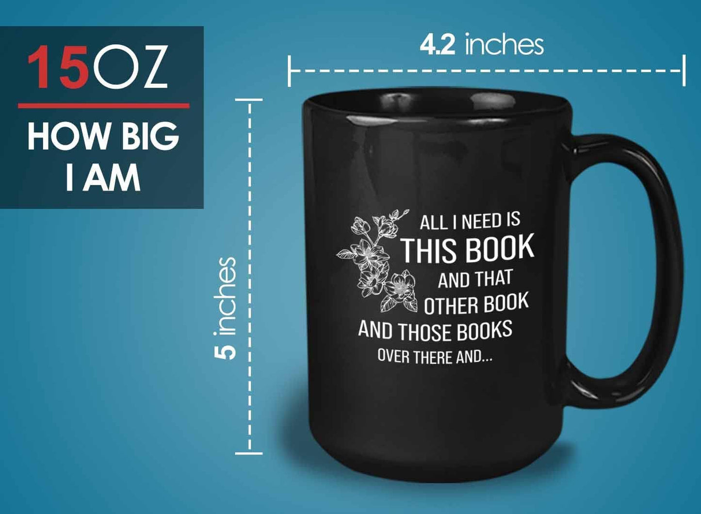 Bubble Hugs Book lovers Coffee Mug 15oz Black - I Need This Book - Author Writer Library Editor Introvert Lovers Cat Chill Relax Bookworm Reading